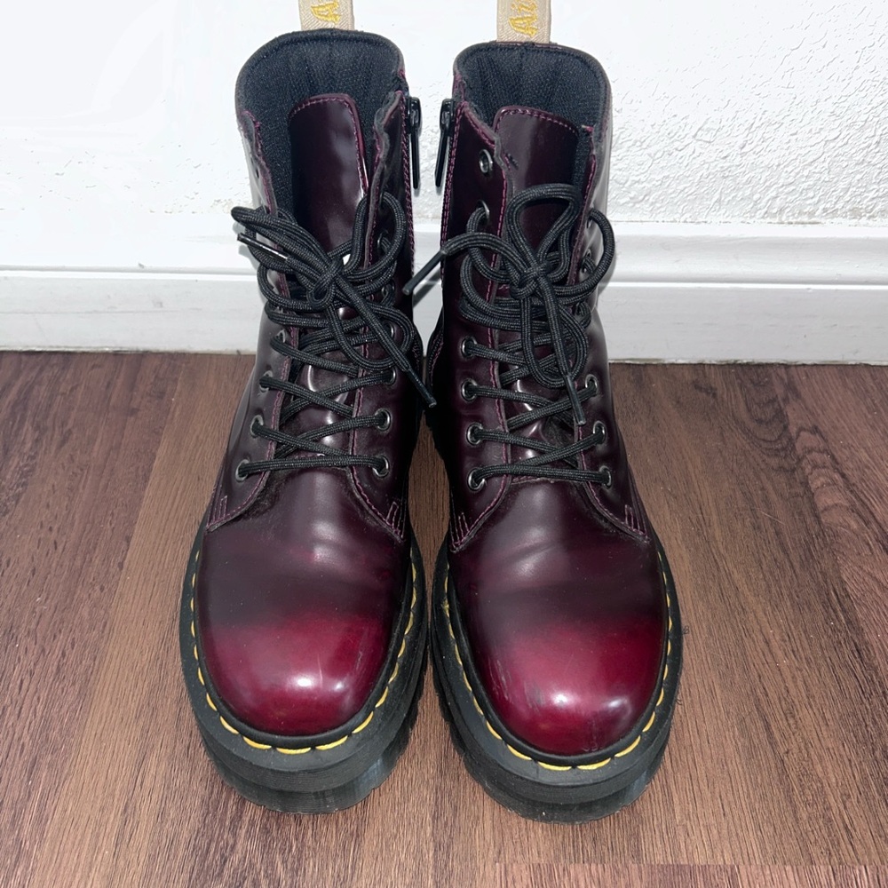 Dr martens Jadon ll Vegan platform boots - Picture 2 of 6